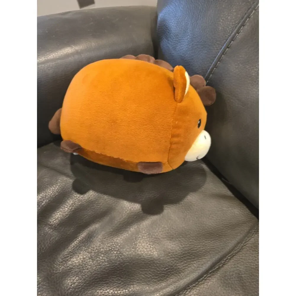 13228 Adventure Planet Horse Plush Brown Stackable Stuffed Animal Toy Pony